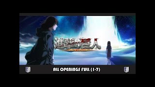 Attack On Titan All Openings Full 17 進撃の巨人 [upl. by Edra]