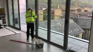 Polar  Kawneer AA3720 BiFolding Door Operation [upl. by Tootsie]