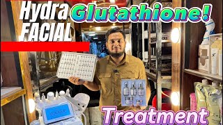 Hydra Facial Treatment Kits  Glutathione ki kits  How to use Hydra machine with Glutathione [upl. by Nagar]