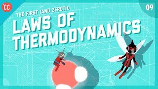 The First amp Zeroth Laws of Thermodynamics Crash Course Engineering 9 [upl. by Gurney]