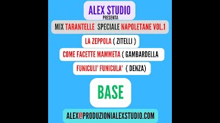 MIX TARANTELLE SPECIALE NAPOLETANE VOL1 COME FACETTE MAMMETA FUNICULI’ FUNICULA’  BASE  Karaoke [upl. by Erialcyram]