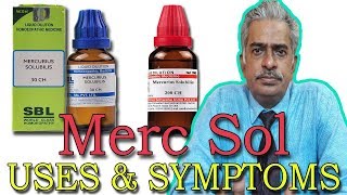 Merc Sol  Symptoms and Uses in Homeopathy by Dr PS Tiwari [upl. by Leupold355]