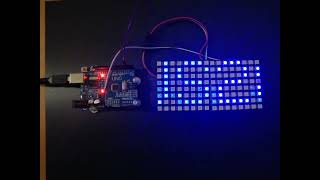 WS2812B RGB LED Dot Matrix Arduino  code [upl. by Cavit]