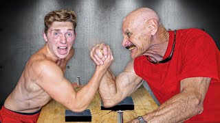 I Trained Like a Pro Arm Wrestler for 24 Hours [upl. by Nnateragram]