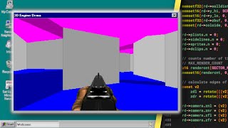 Programming a first person shooter from scratch like its 1995 [upl. by Enitsed]