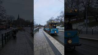 A2BC4 ankommer till LiljevalchsGröna Lund tram tramspotting heritage stockholm sweden [upl. by Esbensen]