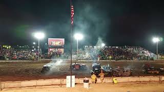 2024 Trempealeau County Fair Demo Derby Powder Puff Cars [upl. by Macleod]