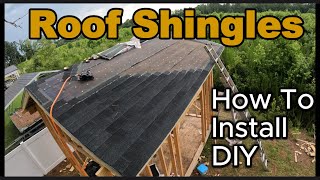 How To Shingle a Roof diy homemade home construction howto youtube health humor car love [upl. by Aushoj]