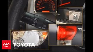 2007  2009 Tundra HowTo Manual OnOff Headlamps  Toyota [upl. by Assenyl130]