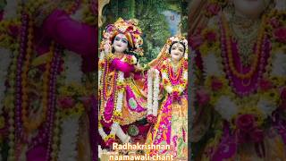 Radhakrishnan Naamawali Chant bhajan status 🫶🥰🙏 ll radheshyam radhakrishna shortvideos [upl. by Keelin]