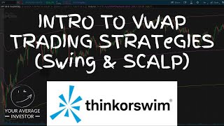 Introduction to VWAP Trading Strategies Swing and Scalp Think Or Swim [upl. by Ancell]