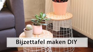 Bijzettafel maken DIY  Furnlovers [upl. by Sheaff]