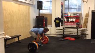 Dmitry Klokov shoulder press 150kg [upl. by Arrim]