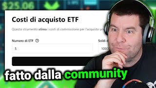 Un tool della community per cercare ETF [upl. by Fortier]