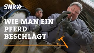 Wie man ein Pferd beschlägt  SWR Handwerkskunst [upl. by Eenaj697]