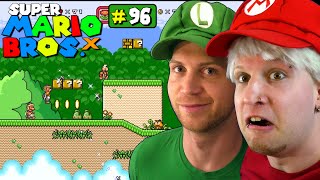 Bros Play Super Mario Bros X ✪ MampLs Delightful Adventure ✪ Lets Play Coop 96 [upl. by Reste256]