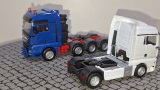 Herpa 187 modellini camion Man [upl. by Eeliah]