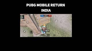 Pubg Mobile Return On India pubg shorts devaxgamer [upl. by Odnala]