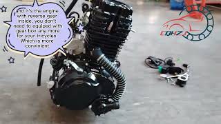 CQHZJTricycle 300cc Engine With Reverse Gear [upl. by Lleryd]