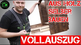 Sensation  Schubladenvollauszug aus Holz selber bauen auch für Anfänger [upl. by Keiryt]