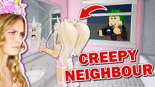 I CAUGHT My Neighbour STALKING ME In Bloxburg Roblox [upl. by Rist]