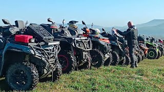 Wycieczka na 20 quadów w Beskidy 20s atvs in mountains [upl. by Avle]