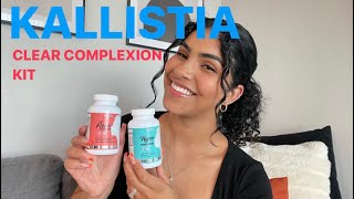 KALLISTIA CLEAR COMPLEXION KIT 1 month review BackFace Acne [upl. by Bubb]