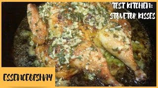 TEST KITCHEN STOVETOP KISSES GARLIC PARMESAN CHICKEN RECIPE I ESSENCEOFSHAY tigerlileesquad [upl. by Noffihc]