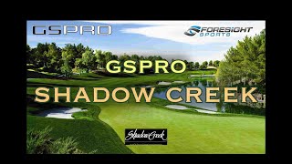 GSPro  GC2 w HMT Golf Simulator  Shadow Creek [upl. by Cathee]