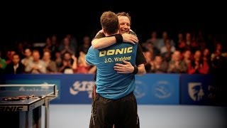 ITTF Legends Tour Highlights JanOve Waldner Vs Jean Michel Saive FINAL [upl. by Jaehne16]