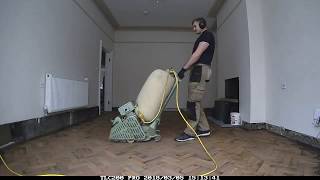 Reclaimed parquet floor installation timelapse Passion Floors [upl. by My]