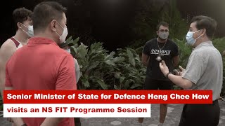 SMS Heng Visits NS FIT Session [upl. by Rehsa78]