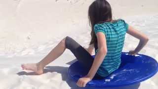 Dune Sledding at White Sands National Monument [upl. by Halas169]