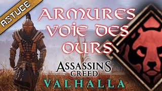 LES TENUES DE LA VOIE DES OURS ASSASSINS CREED VALHALLA  PRESENTATIONS ET LOCALISATIONS [upl. by Nevar]