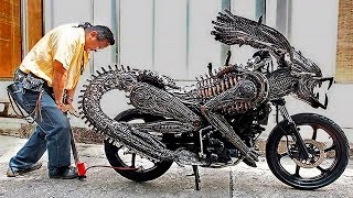 10 WEIRDEST MOTORCYCLES IN THE WORLD [upl. by Ylen194]