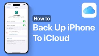 How To Back Up iPhone To iCloud  iOS 18 Tips [upl. by Onnem]