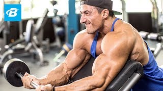 Sadik Hadzovics Classic Biceps and Triceps Workout  IFBB Pro [upl. by Sergo]