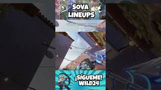 LINEUP DEFENSA SHOCK DART SOVA ASCENT 16 valorant sovalineups shorts [upl. by Faydra]