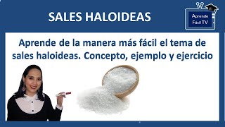 SALES HALOIDEAS Más Fácil Imposible 🔬🧪⚗️ [upl. by Thaxter547]