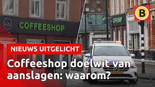 Aanslag op aanslag bij coffeeshop politie grijpt in  Nieuws Uitgelicht [upl. by Candyce]