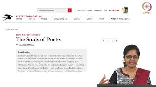 Matthew Arnolds Study of Poetry [upl. by Imuya538]