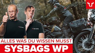 Die PERFEKTEN Taschen für dein Motorrad Abenteuer  SYSBAGS WP [upl. by Ardnaz]