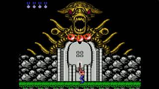 CONTRA NES Playthrough Two first levels just losing one life [upl. by Shelman]