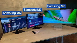 Samsung M5 M7 and M8 Smart Monitors Review [upl. by Ispep469]