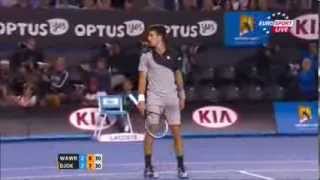 Novak Djokovic MONSTER CHOKE at the Australian Open 2014 [upl. by Selene824]