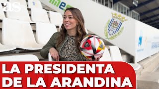 ARANDINAREAL MADRID  Entrevista a la PRESIDENTA DE LA ARANDINA [upl. by Elin132]