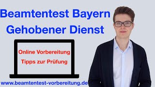 BEAMTENTEST BAYERN GEHOBENER DIENST I LPA TEST BAYERN I wwwbeamtentestvorbereitungde [upl. by Giovanna]