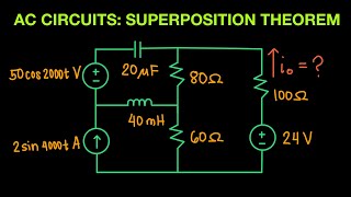 AC Circuit Episode 21 Superposition Theorem Part 1 [upl. by Vel]