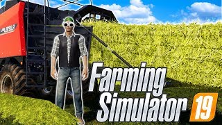 Getting Jobs as GRASS CUTTERS in Farming Simulator 19 Farming Simulator 19 Mods Gameplay [upl. by Anitsirhk]