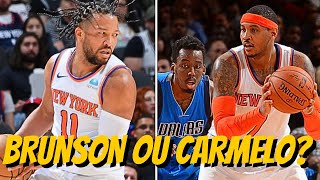 Jalen Brunson já é MAIOR que Carmelo Anthony no Knicks [upl. by Ahsiket]